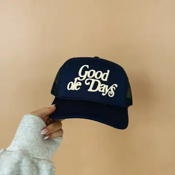 Good Ole Days Trucker Hat - Navy