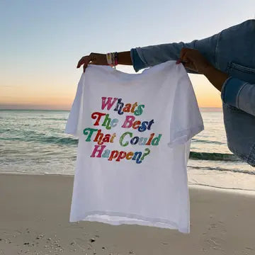 Best That Could Happen Graphic Tee - White