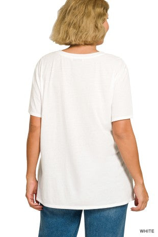 Vera Basic Tee - White