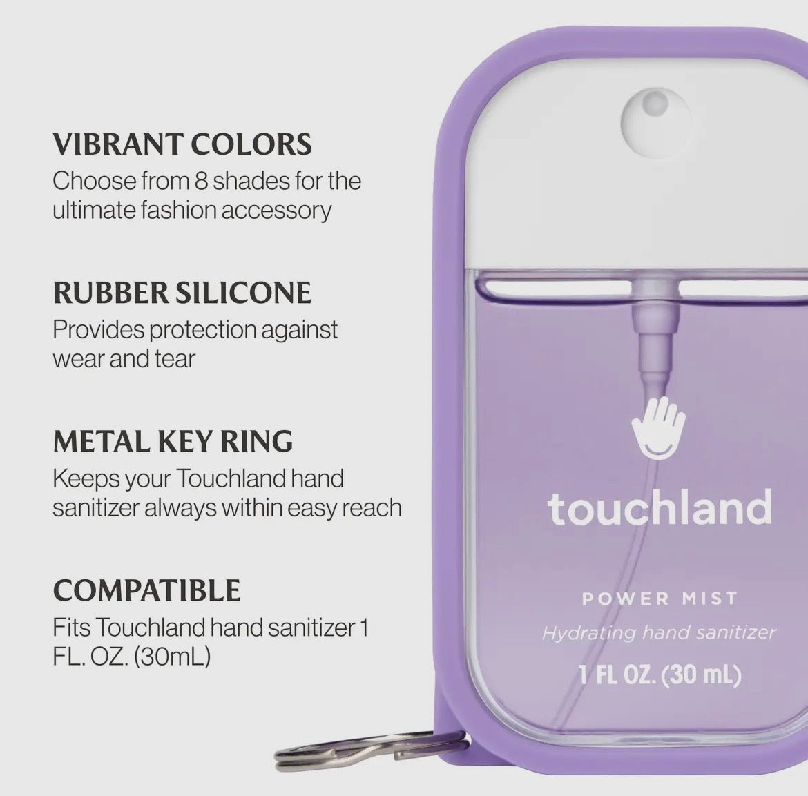 Touchland Hand Sanitizer Case - Purple