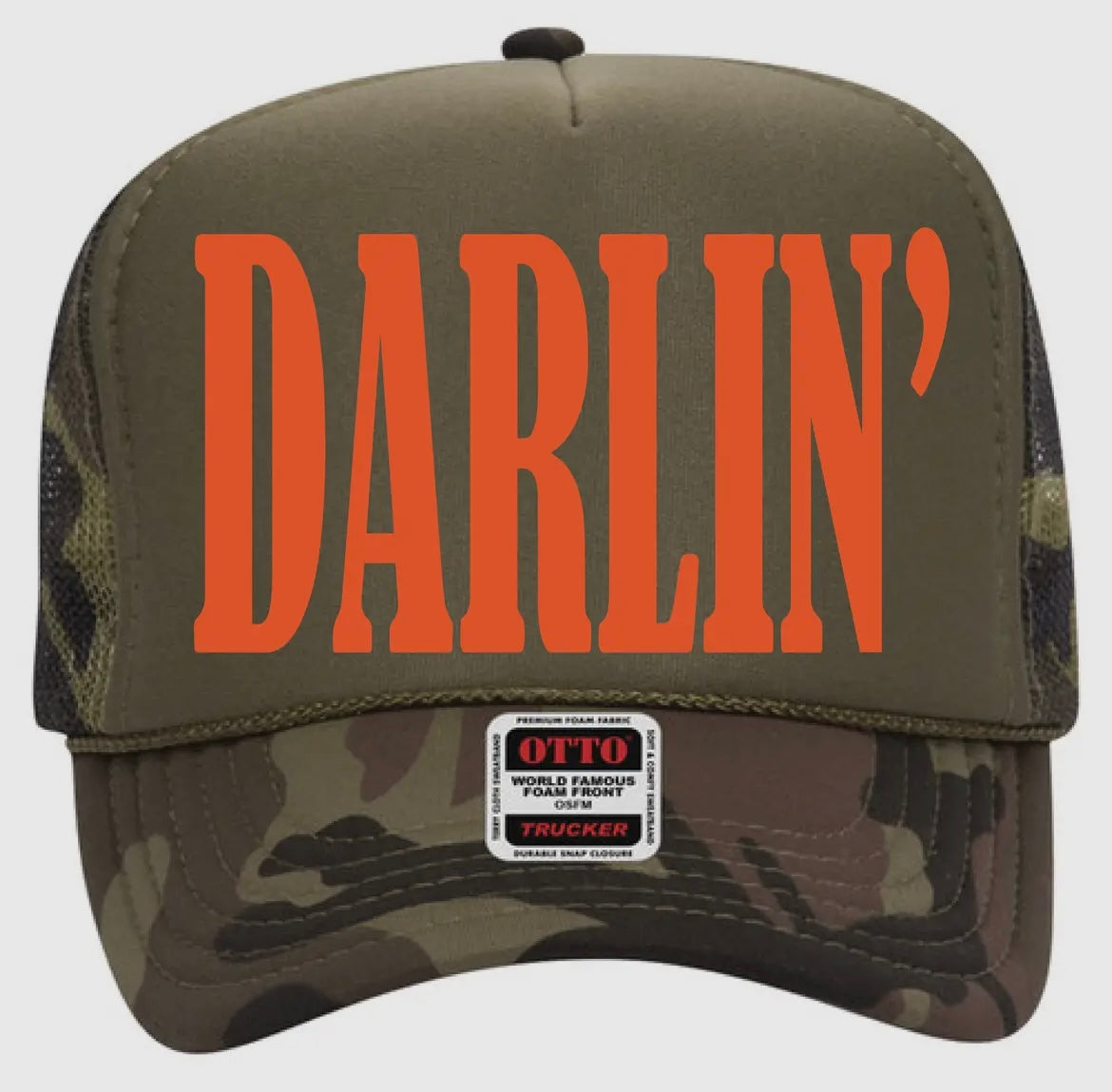 Darlin’ Hat - Camo/Orange