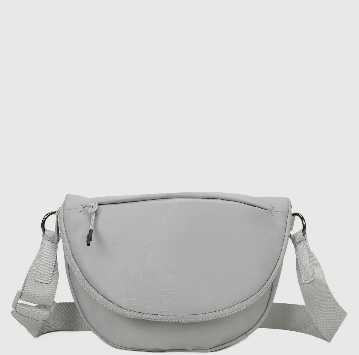 Hayley Nylon Sling Bag - Gray