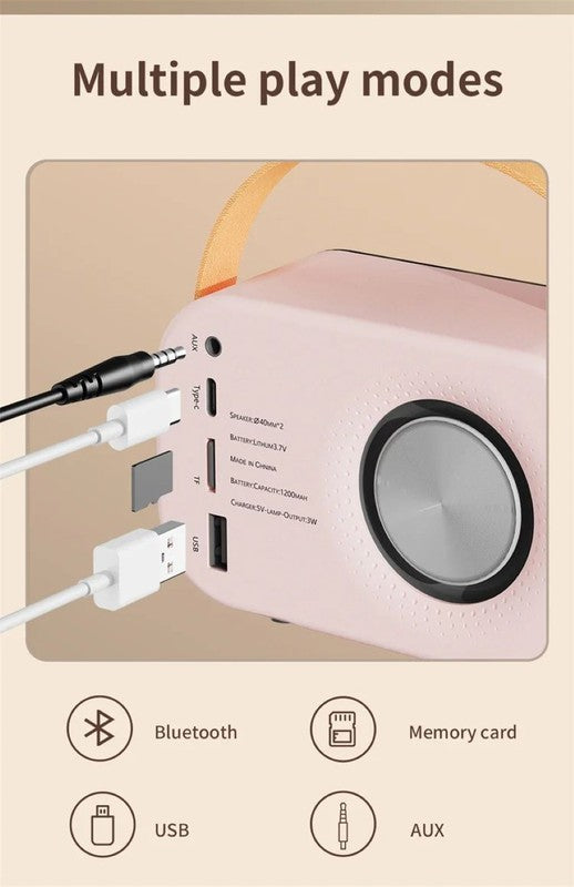 Portable Wireless Speaker - Sky Blue