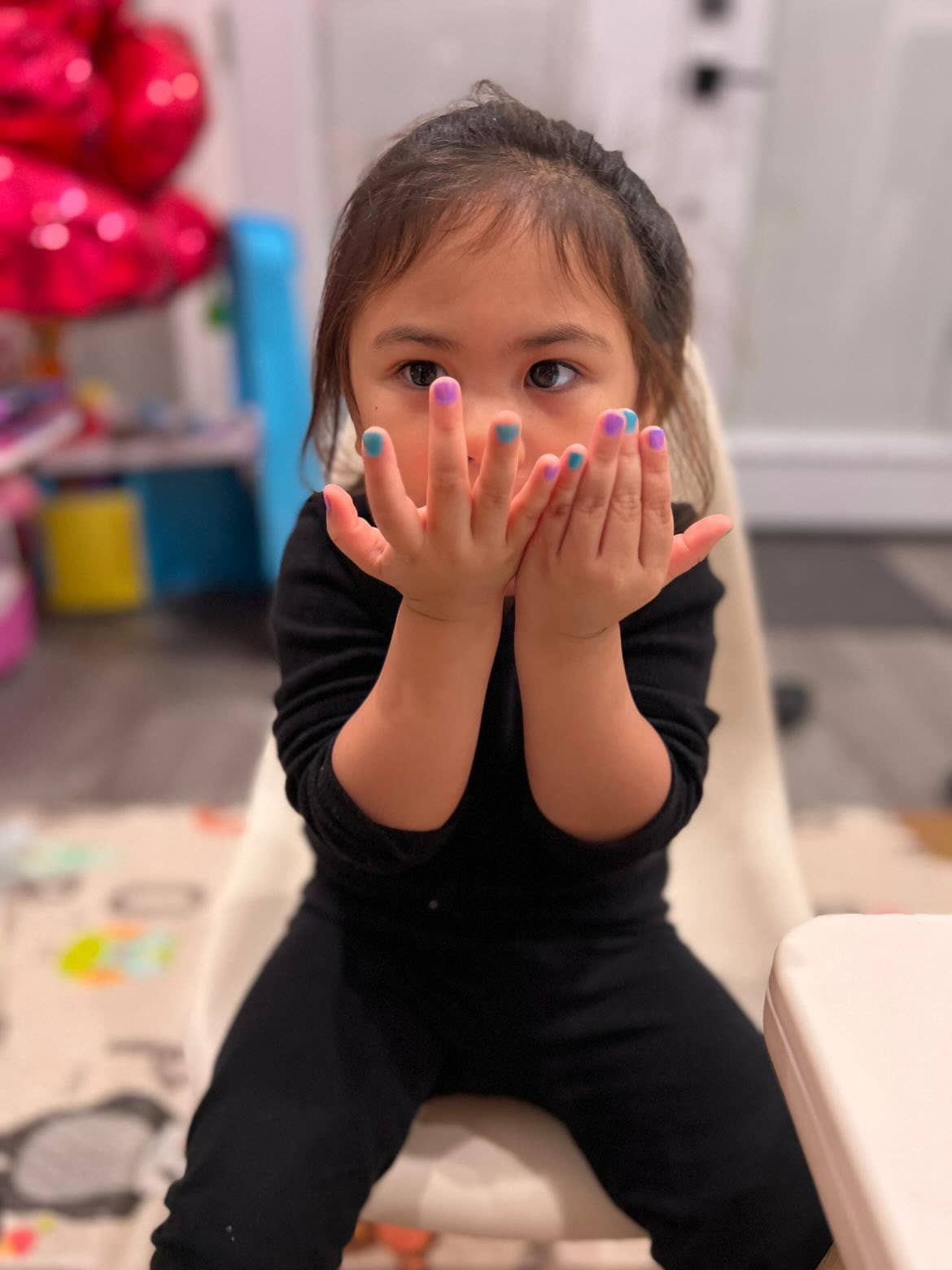 Rainbow 4 Polish Box Set Non-Toxic Kids Nail Polish