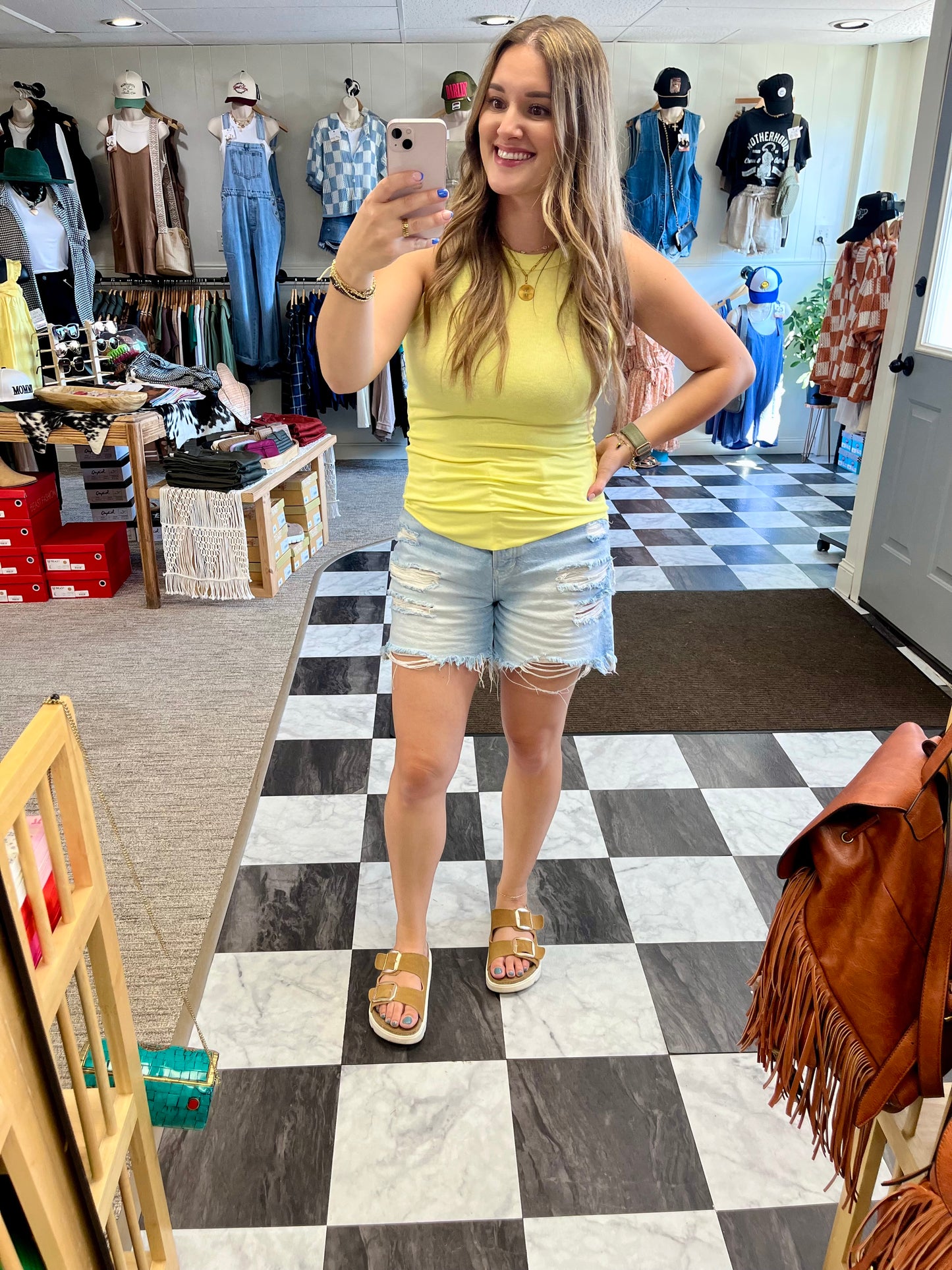 Lennon Basic Tank - Yellow