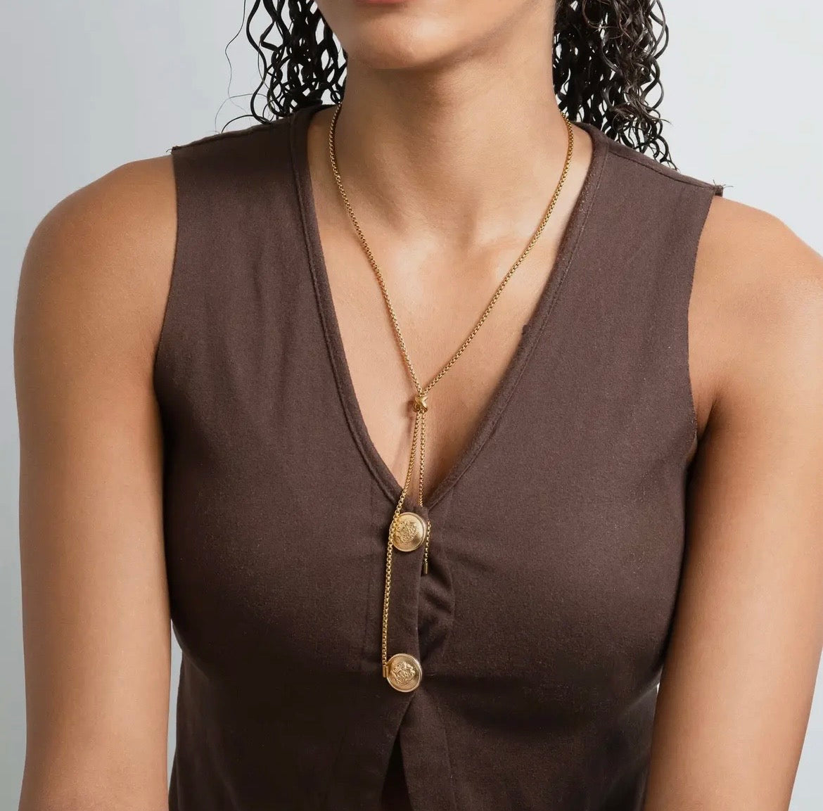 Bolo Necklace - Gold