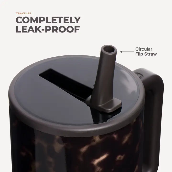 HydroJug 40oz Traveler Tumbler - Mocha Tortoise