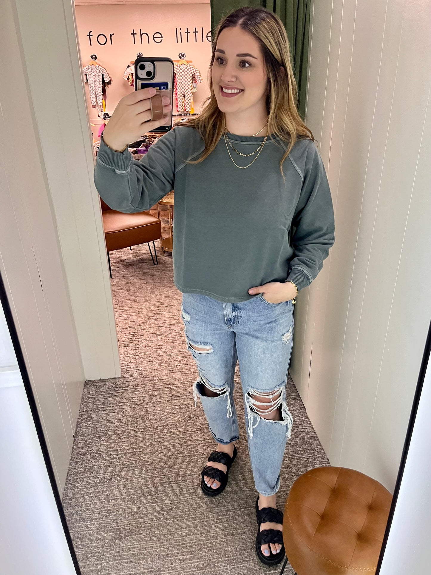 Gabbi Top - Ash Jade