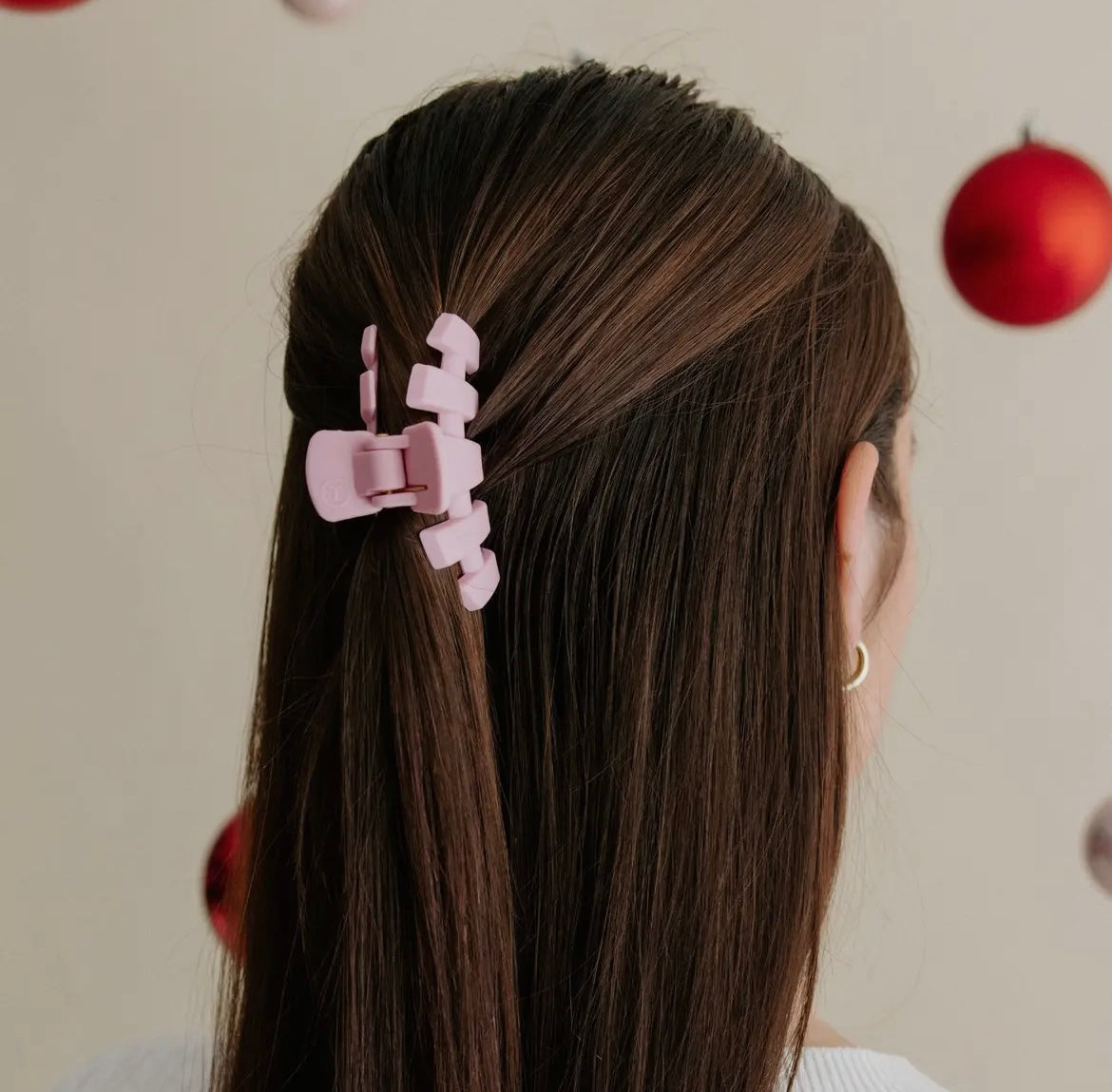 Classic Hair Clip | Small | Merry Pinkmas!