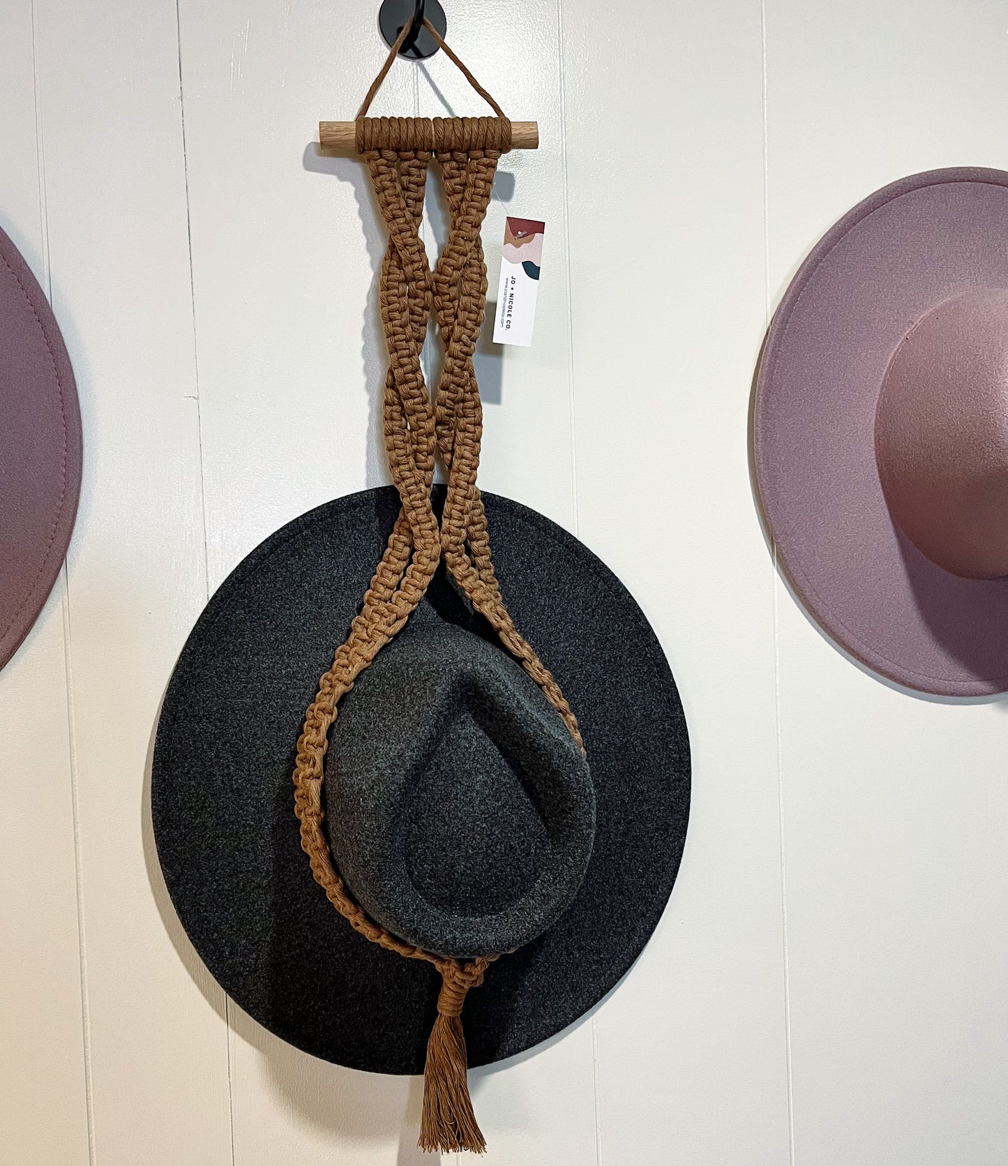 Macrame Hat Hanger