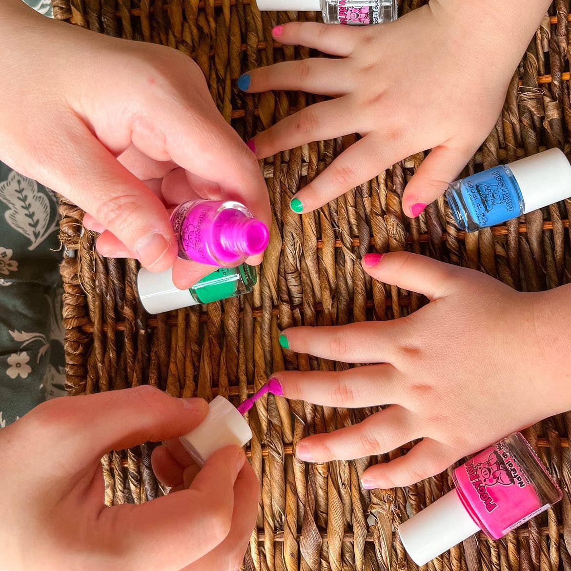 Rainbow 4 Polish Box Set Non-Toxic Kids Nail Polish