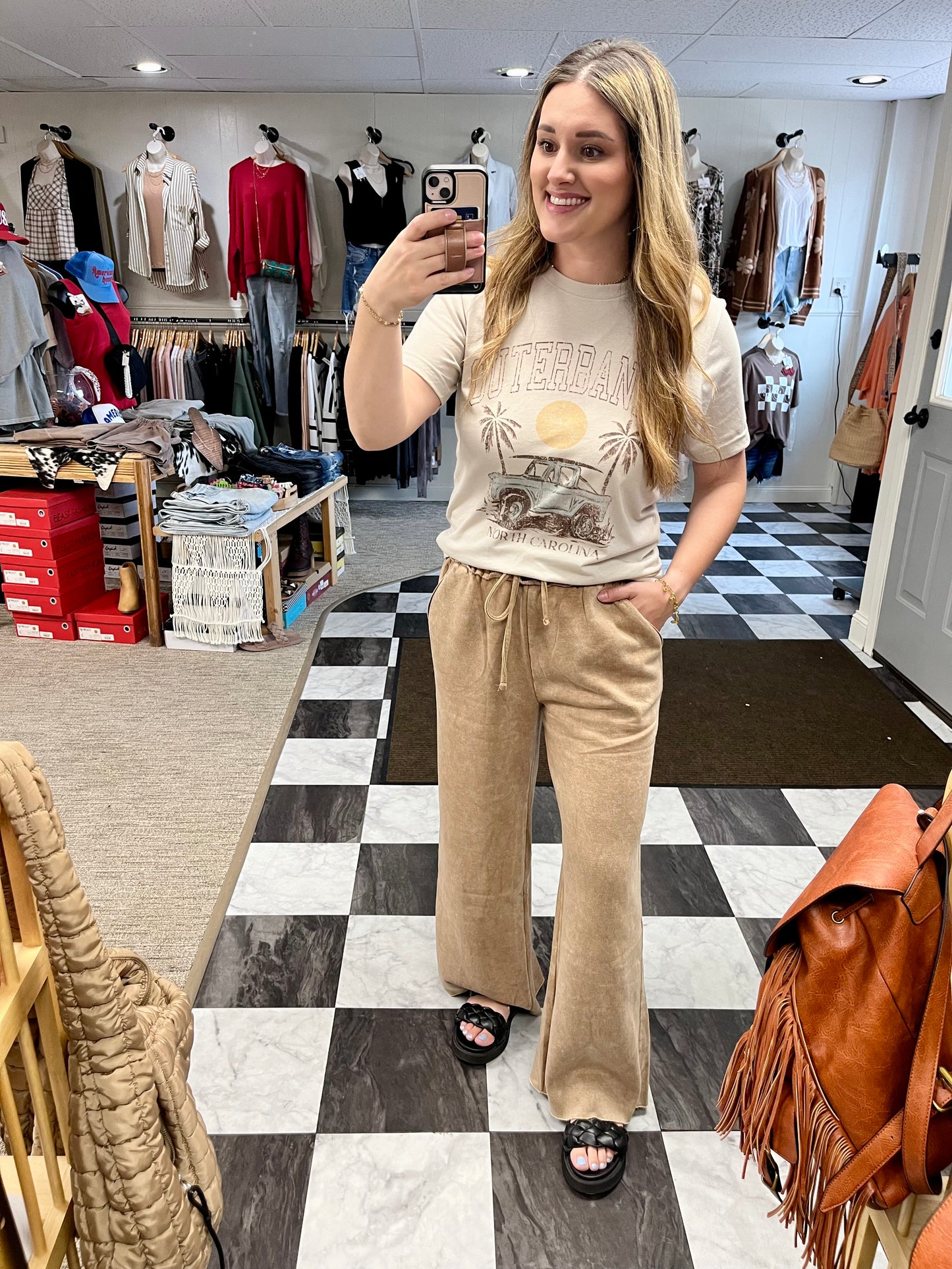 Lanae Sweats - Camel