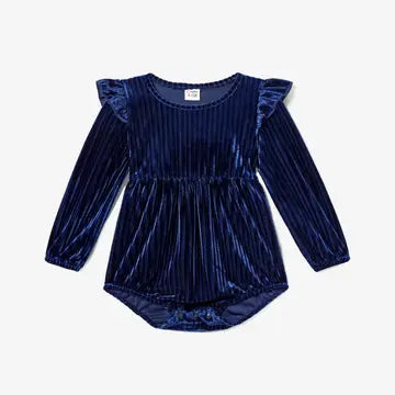 Velvet Onesie - Blue