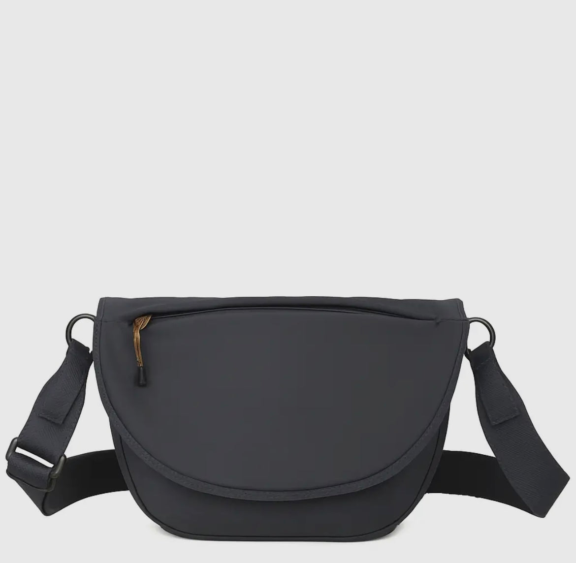 Hayley Nylon Sling Bag - Charcoal