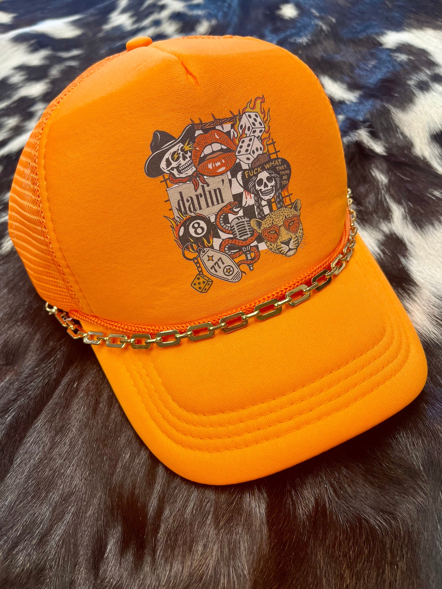 Darlin’ Hat - Neon Orange