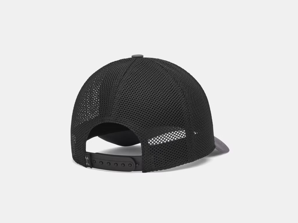 UA Freedom Mid Men's Trucker Hat - Castlerock/Black