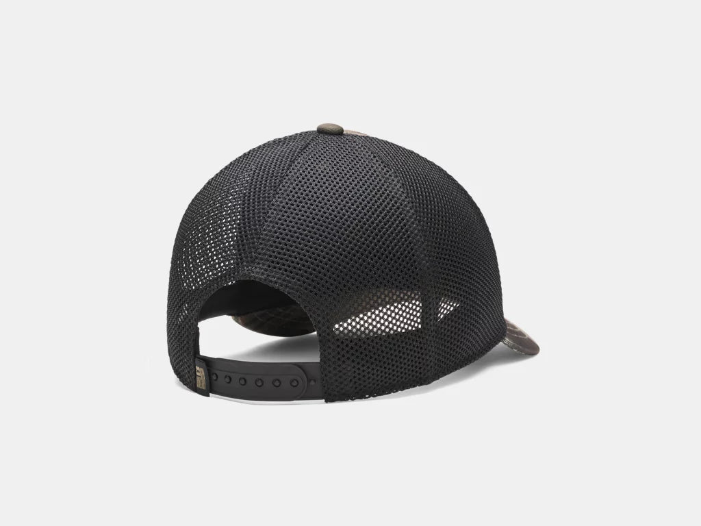 UA Freedom Mid Men's Trucker Hat - Barren Camo