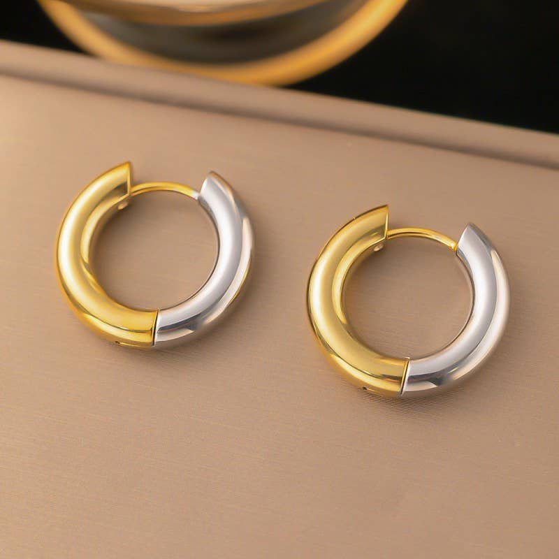 Mini Mixed Metal Hoops