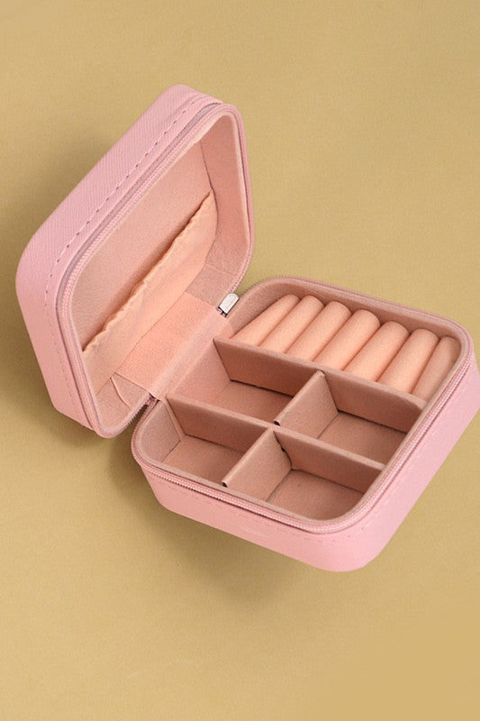 Jewelry Travel Case - Light Pink