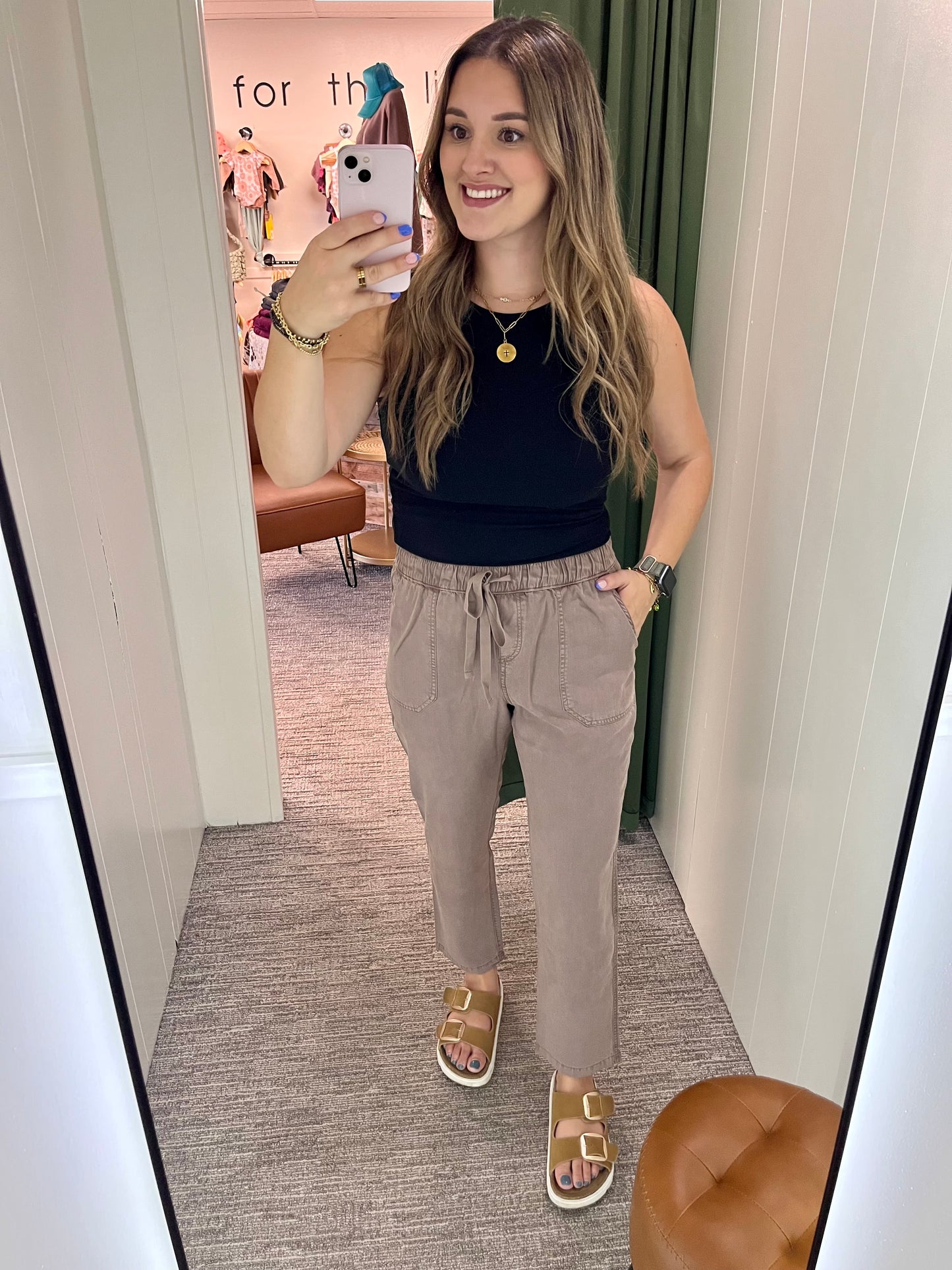 Cami Tapered Pants - Mocha