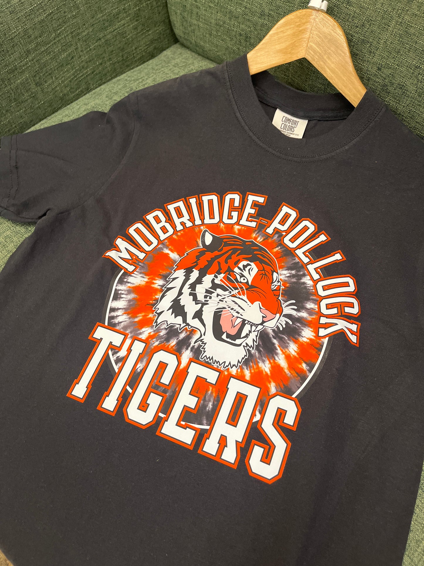 Tie Dye Tigers Tee - Black