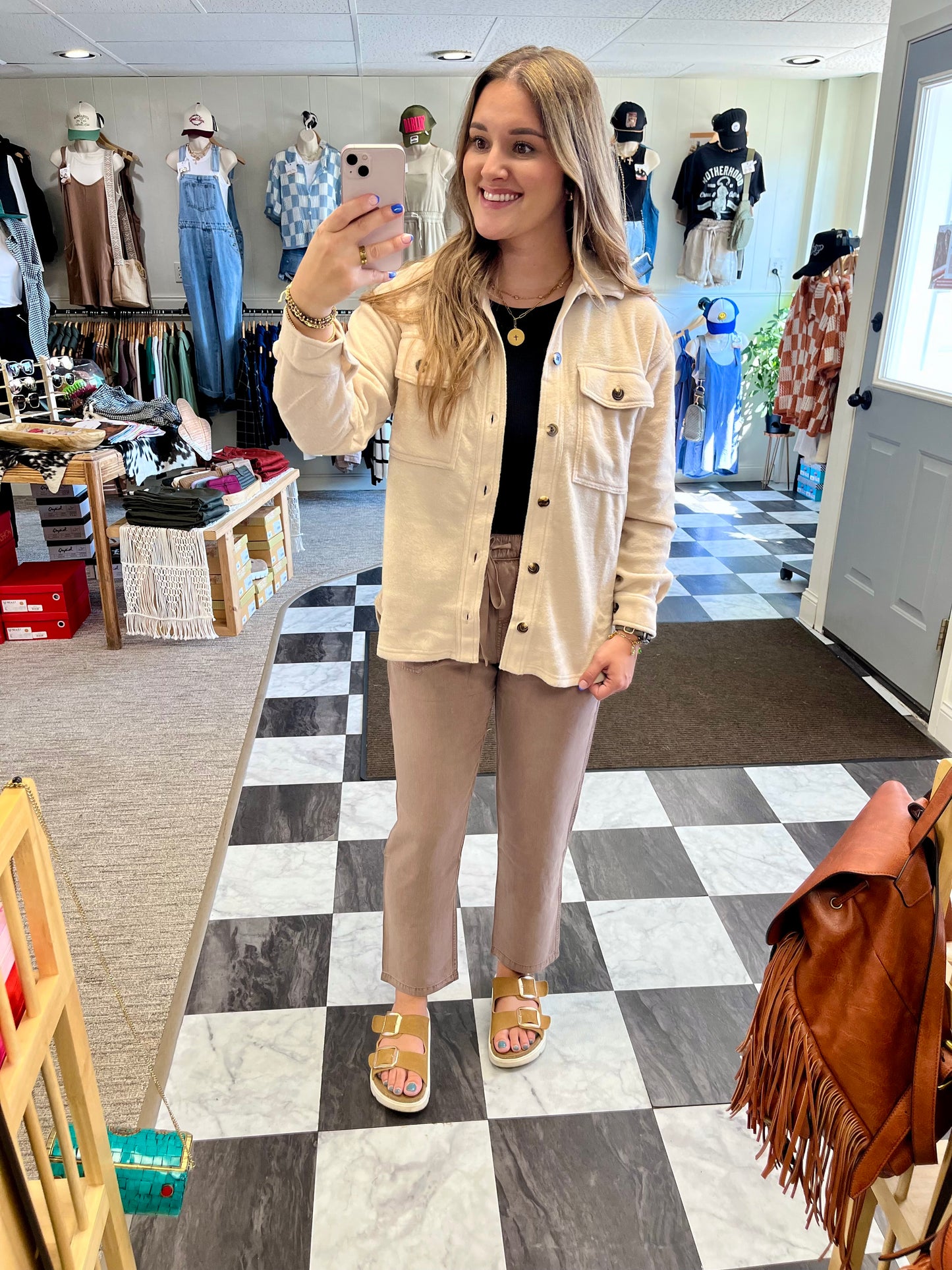 Cami Tapered Pants - Mocha