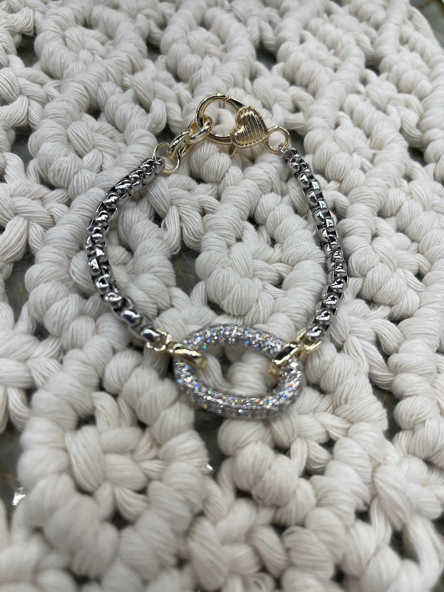 Crystal Oval Bracelet