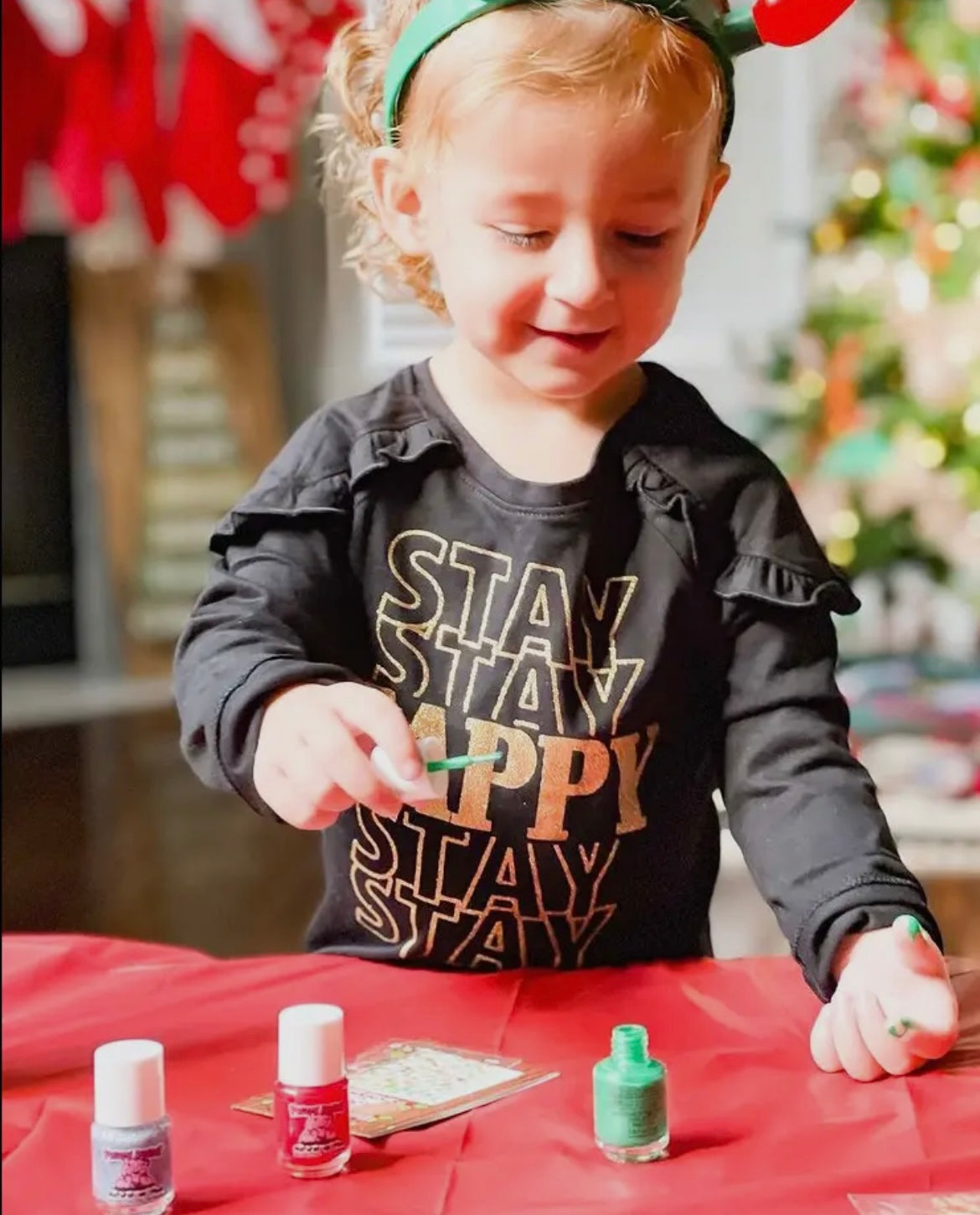 Christmas Cutie Nail Art Non- Toxic Kids Nail Polish