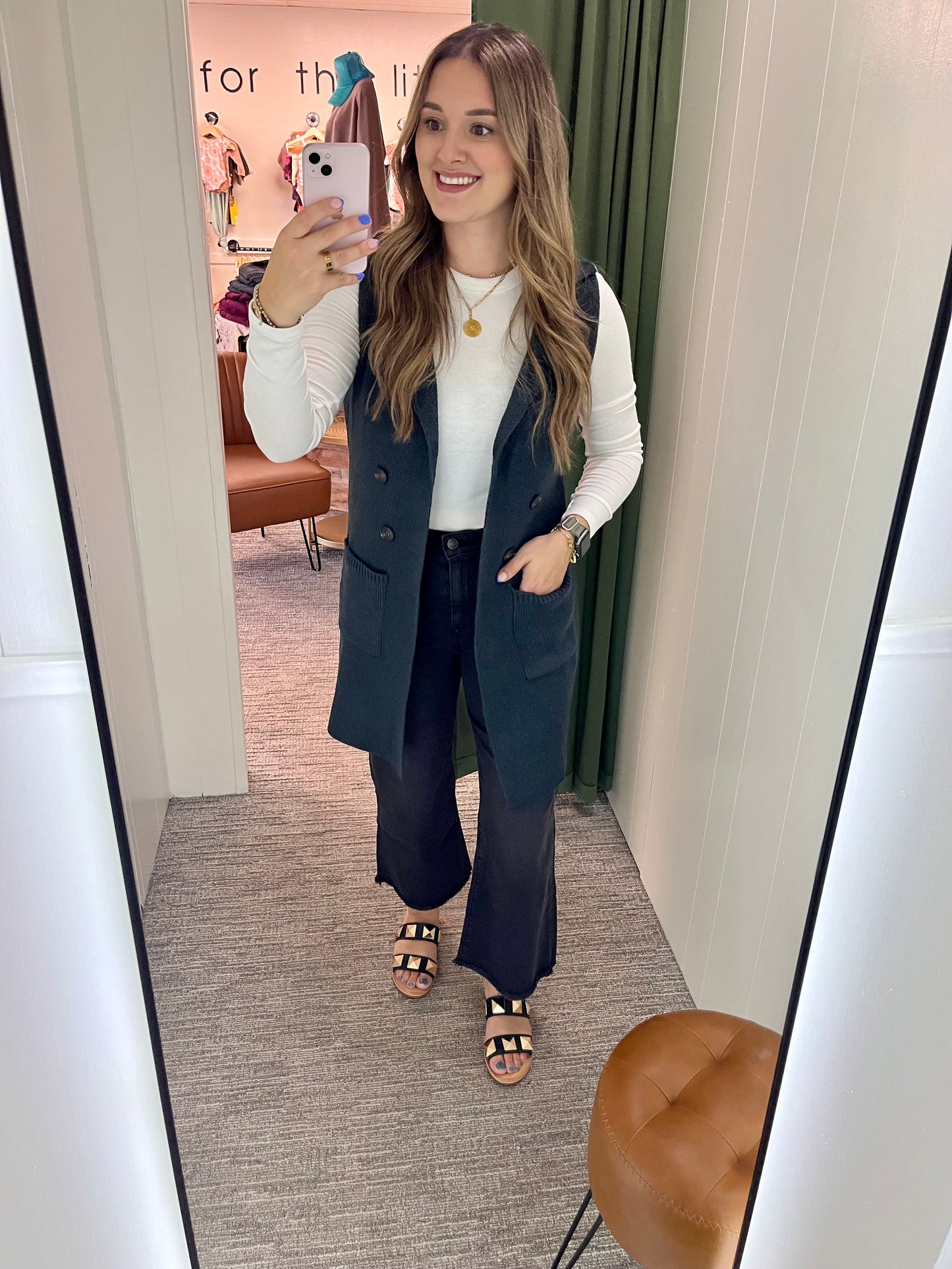 Collyns Sweater Vest - Dark Teal