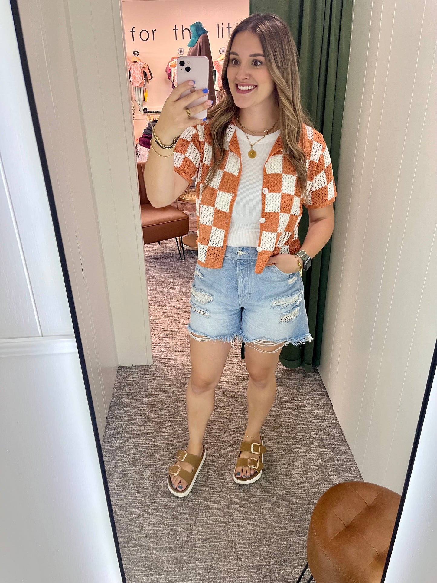 Sierra Button Up - Orange