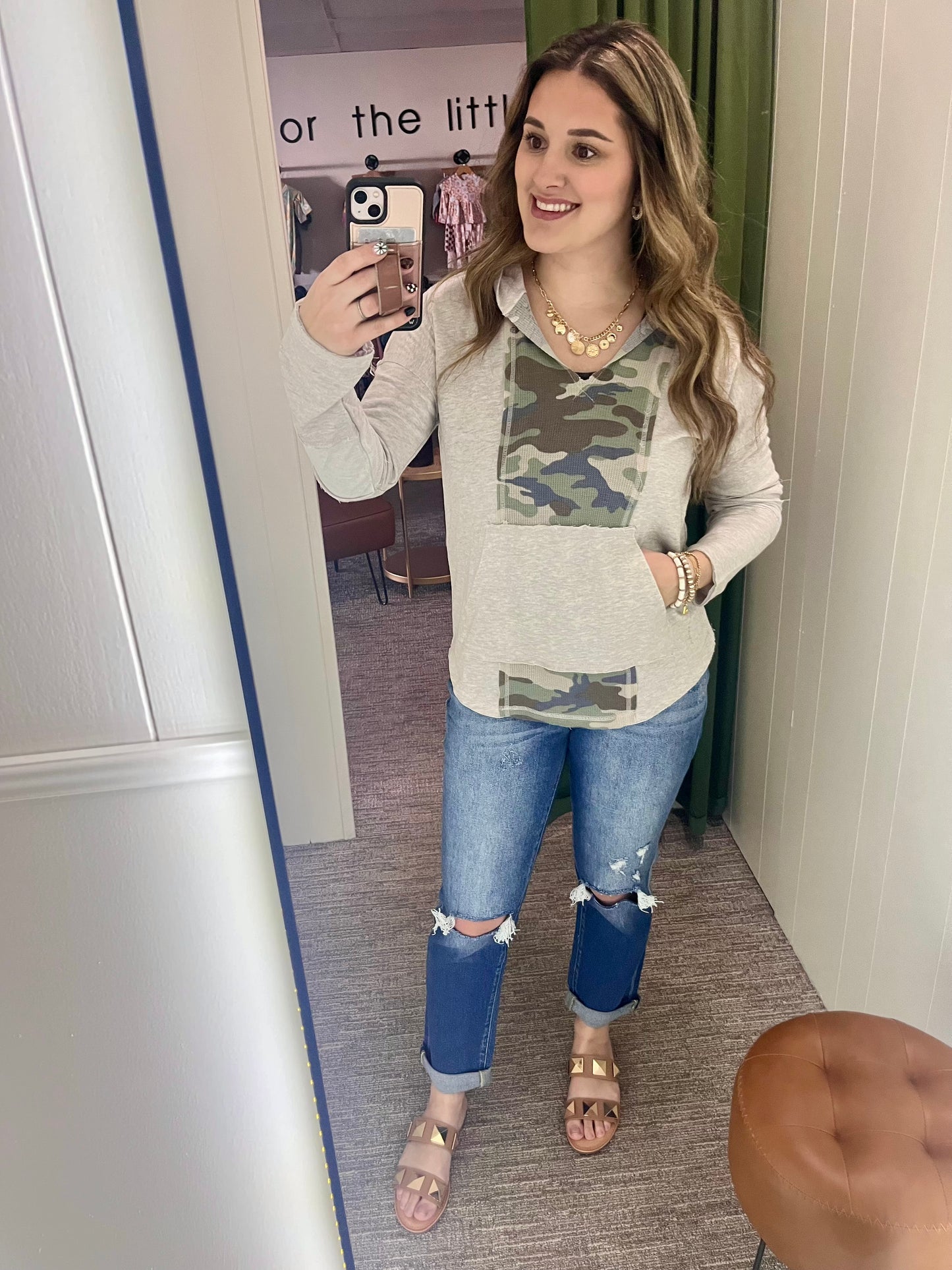 Aubree Hoodie - Camo