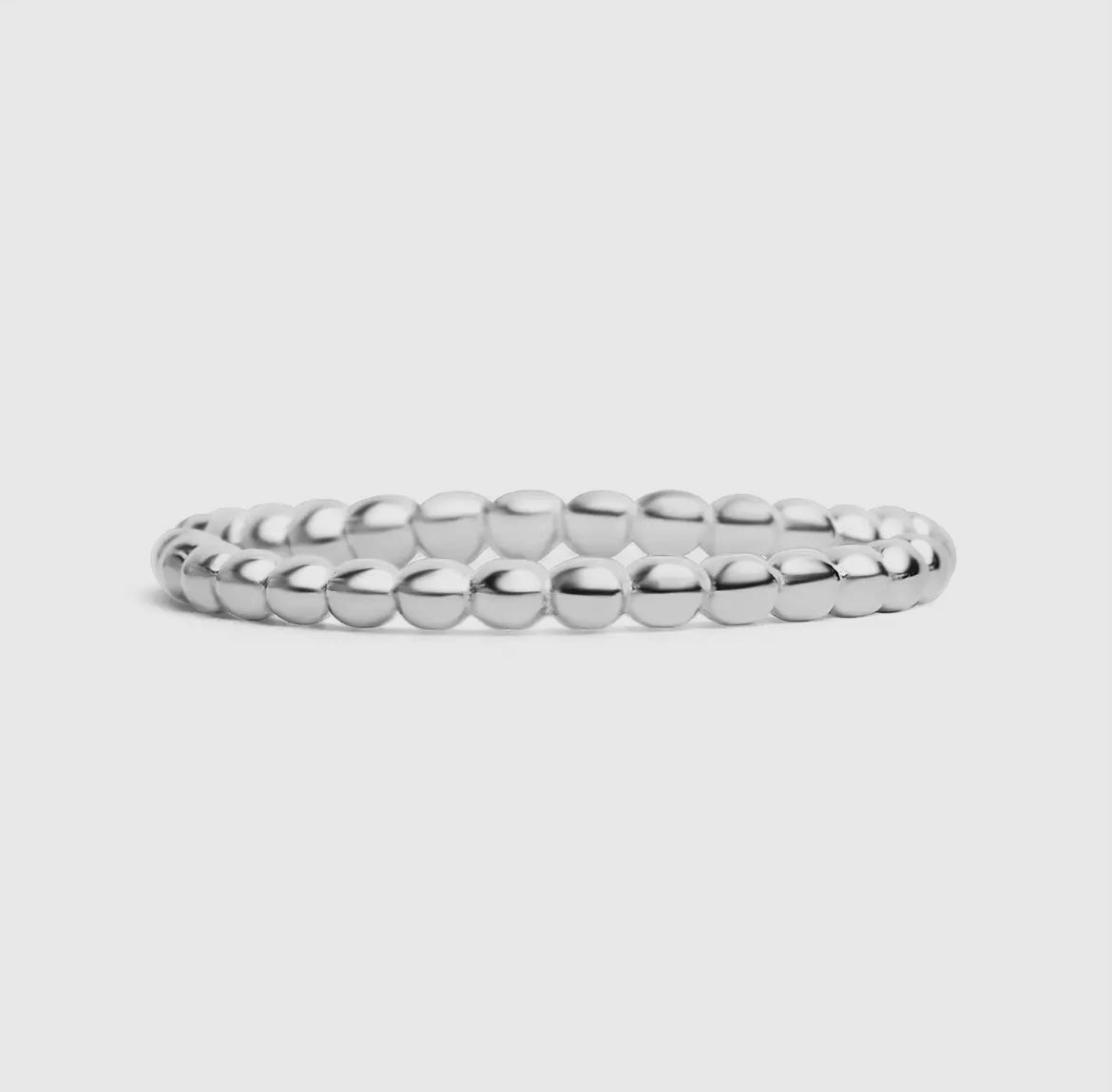 Stainless Steel Beaded Spacer Ring