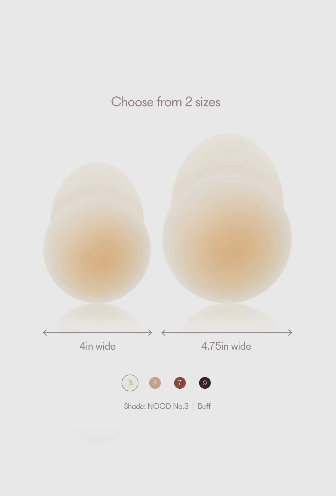 NOOD Lifting Nipple Covers - Soft Tan
