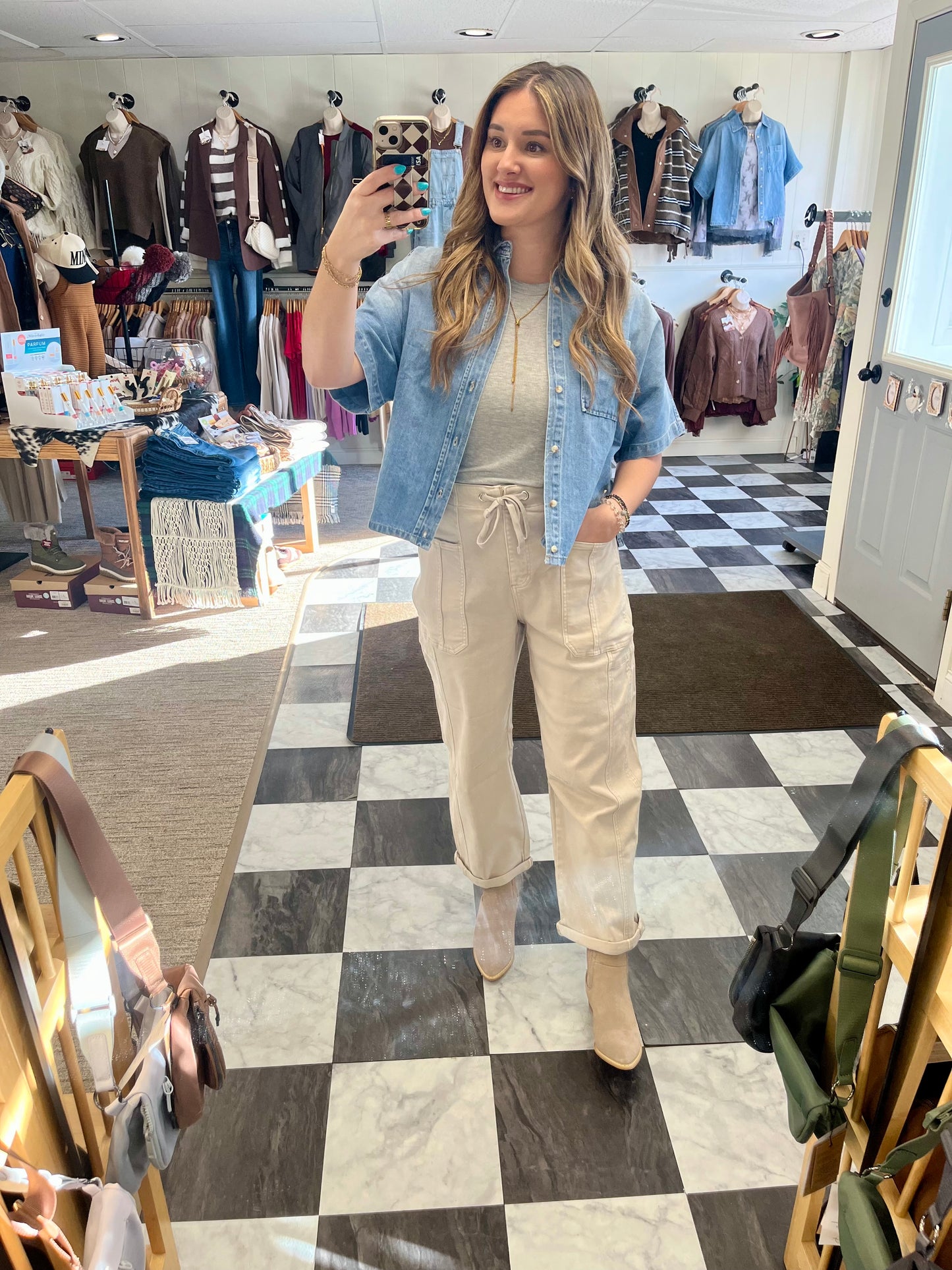 Dee Denim Button Down