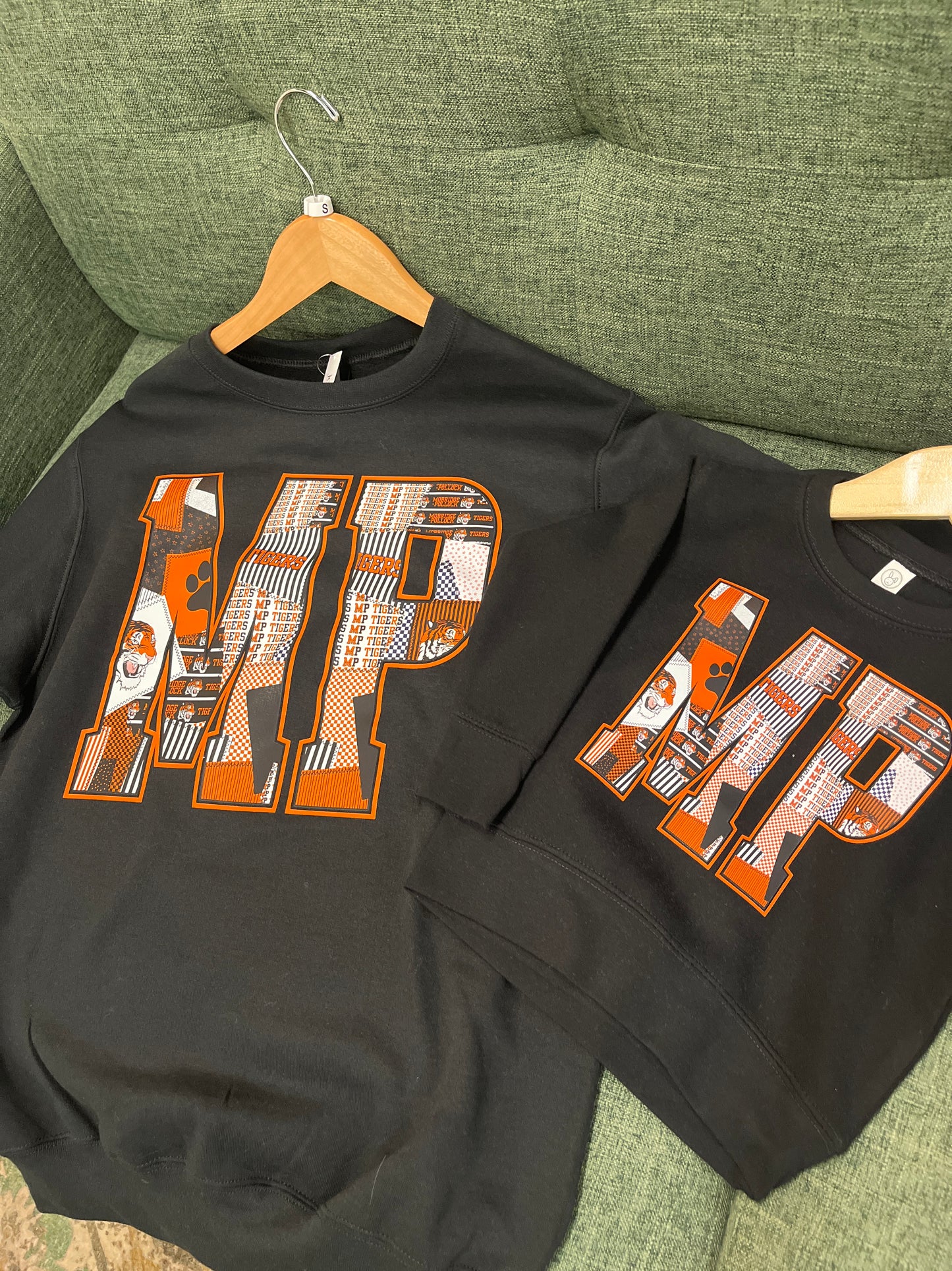 MP Patchwork Crewneck - Black