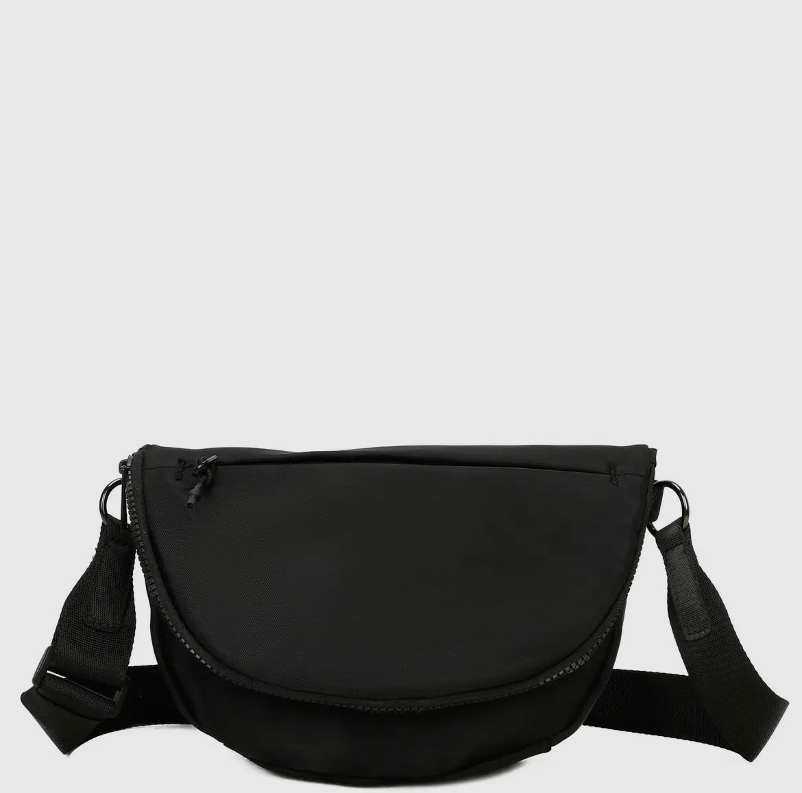 Hayley Nylon Sling Bag - Black