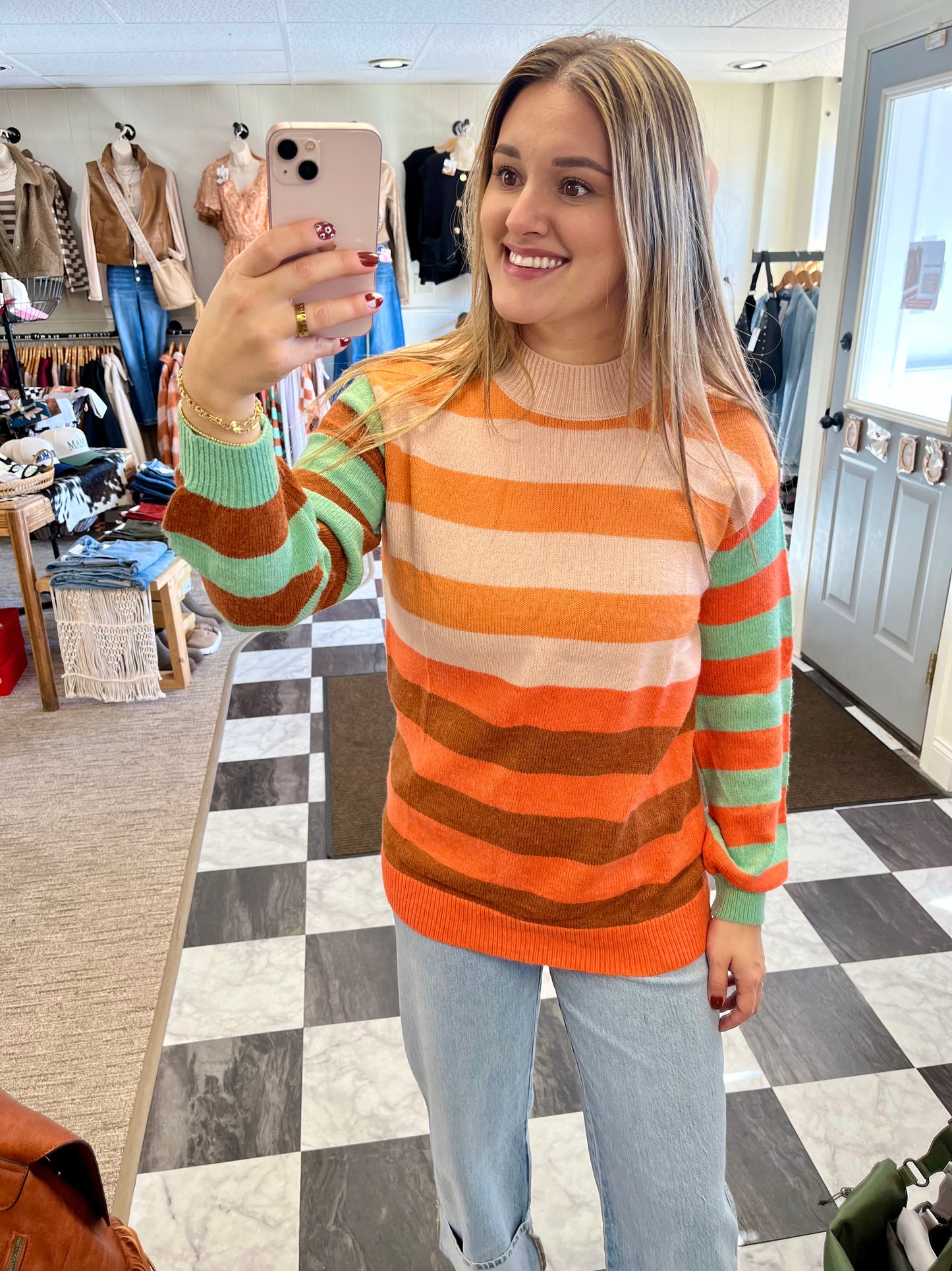 Steph Striped Sweater
