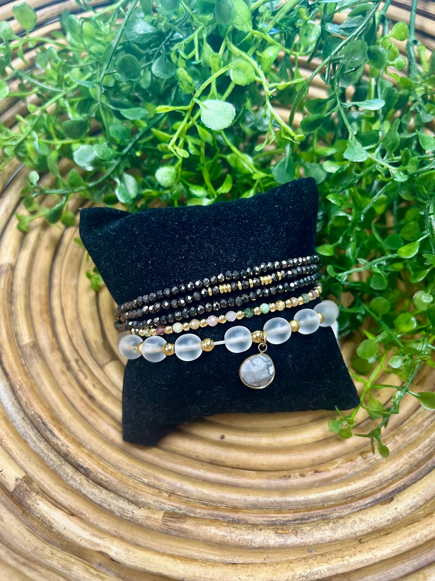 Clear Bracelet Set