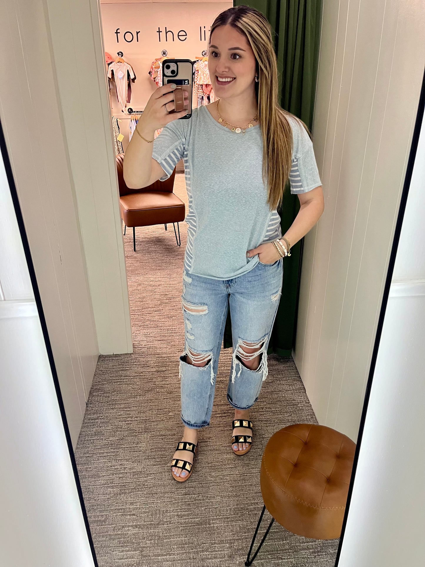 Criss Striped Top
