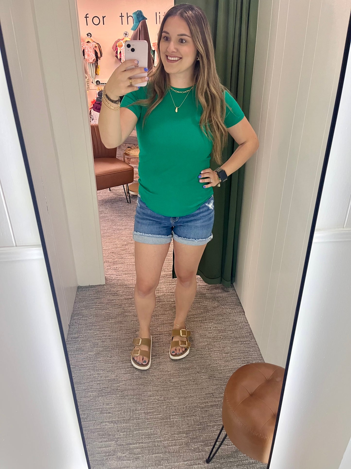 Regan Basic Tee - Kelly Green
