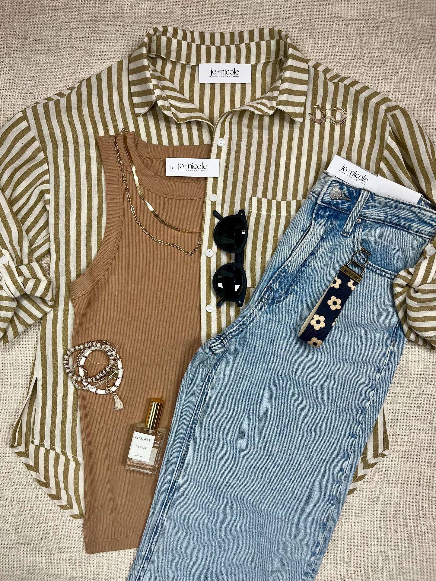 Bev Basic Tank - Tan