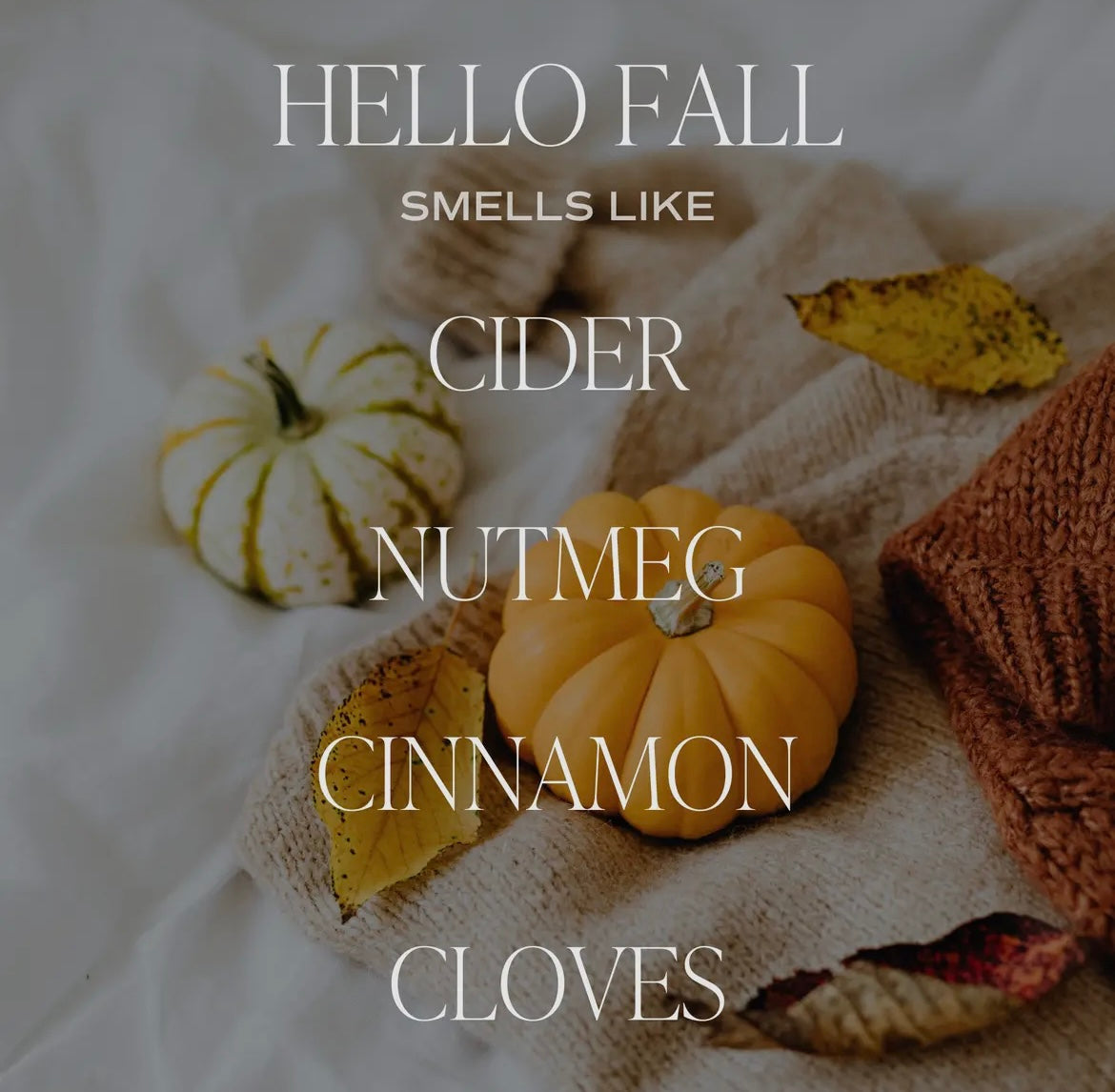 Hello Fall Soy Candle - 9 oz