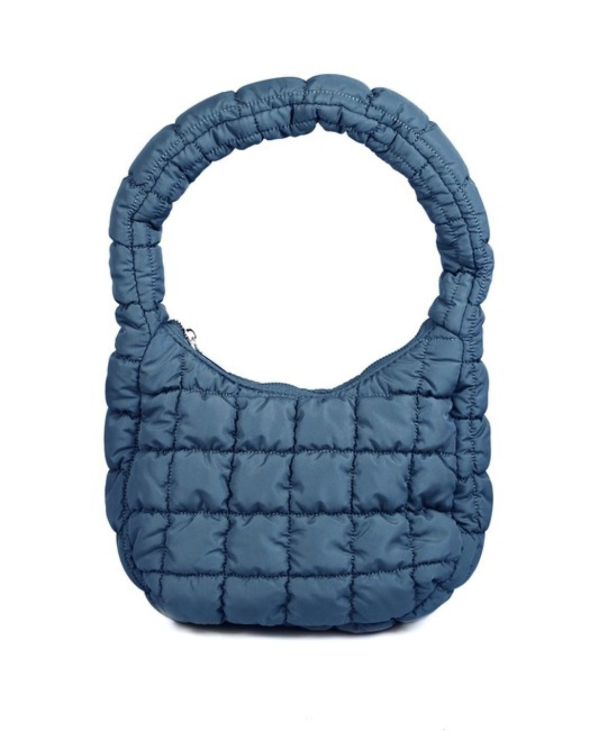 Mini Quilted Purse - Teal