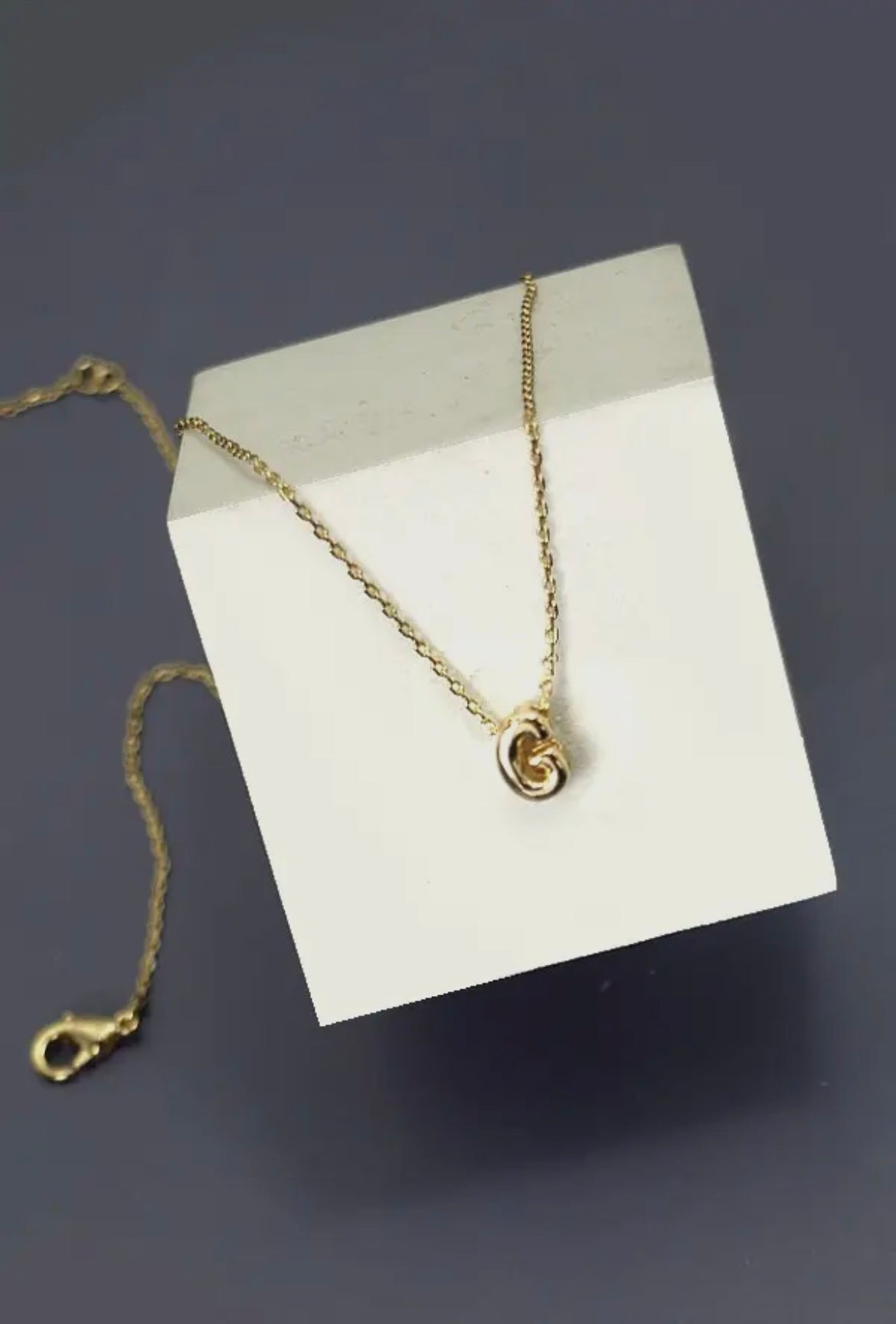 Initial Bubble Letter Necklaces