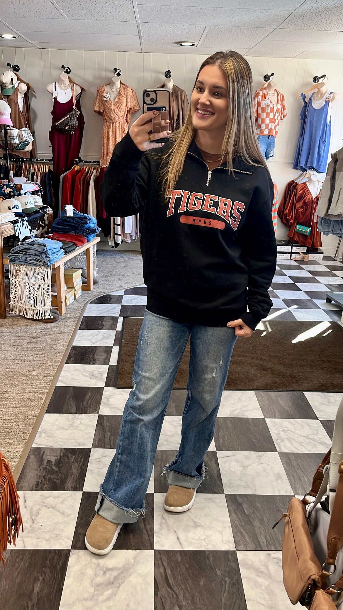 MPHS Tigers Zip Sweatshirt