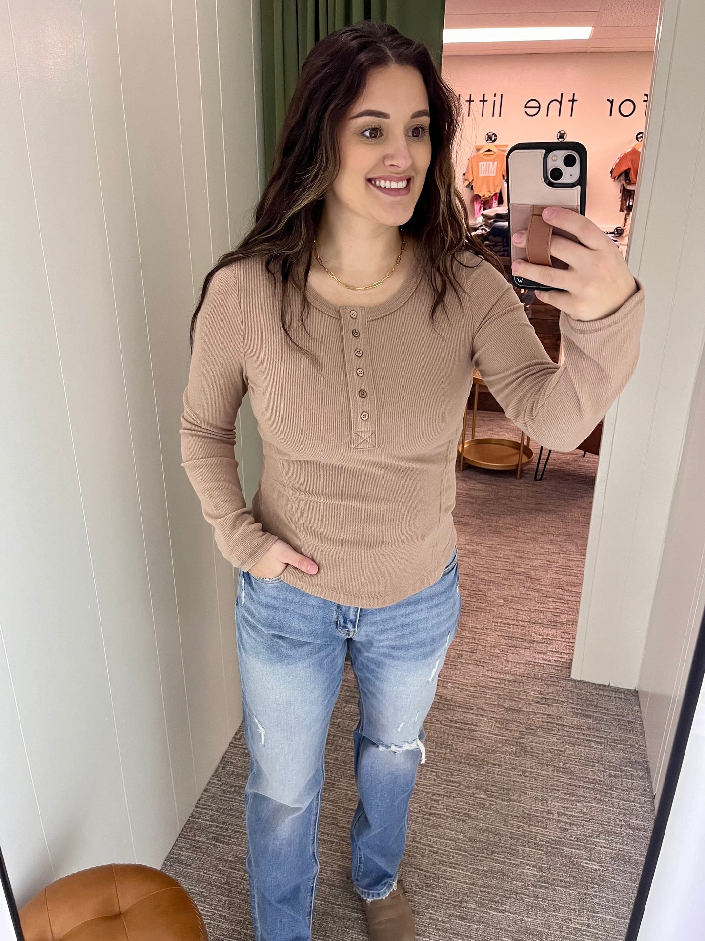 Lynn Long Sleeve - Mocha