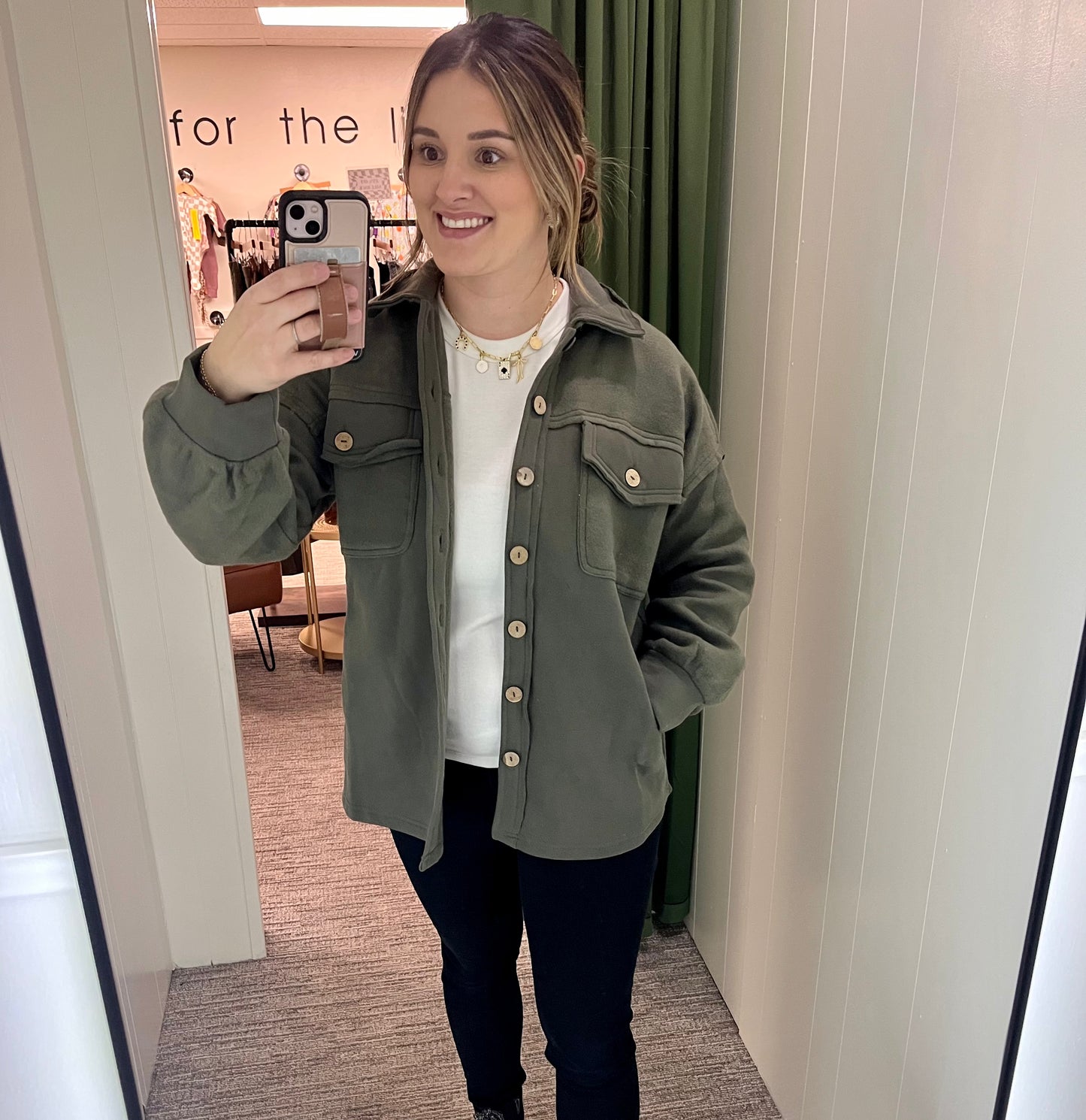 Fleece Jacket - Olive