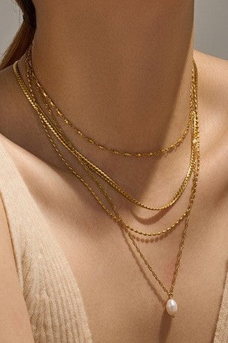 Multi Layer Pearl Necklace