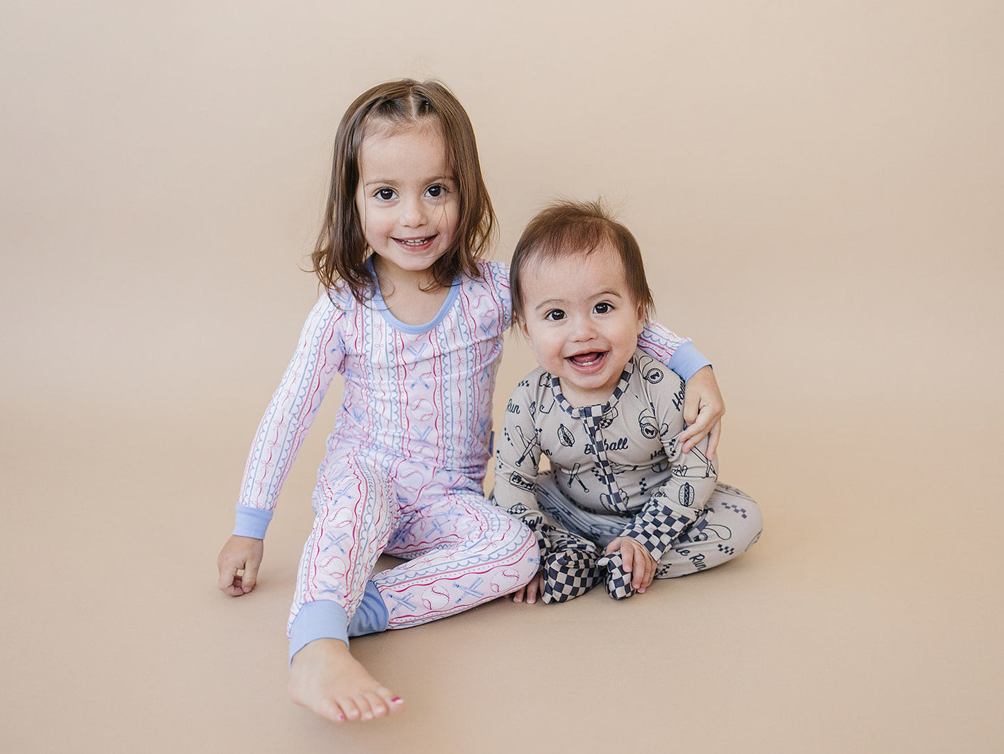 Bamboo Two Piece Set | Baseball Girl