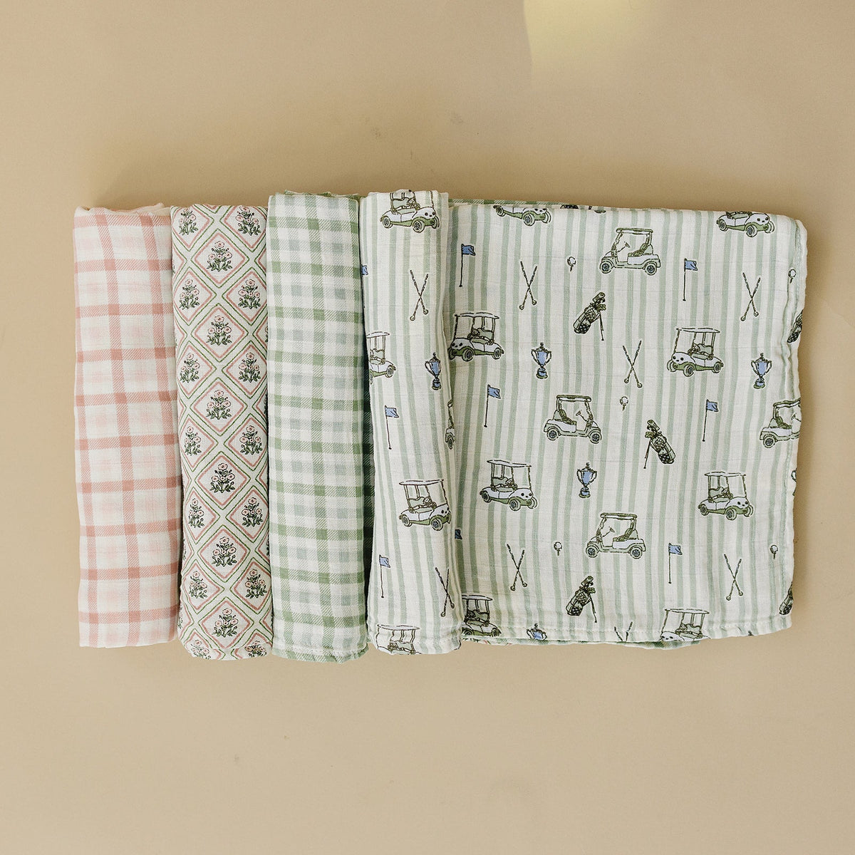 Country Garden Floral Muslin Swaddle Blanket